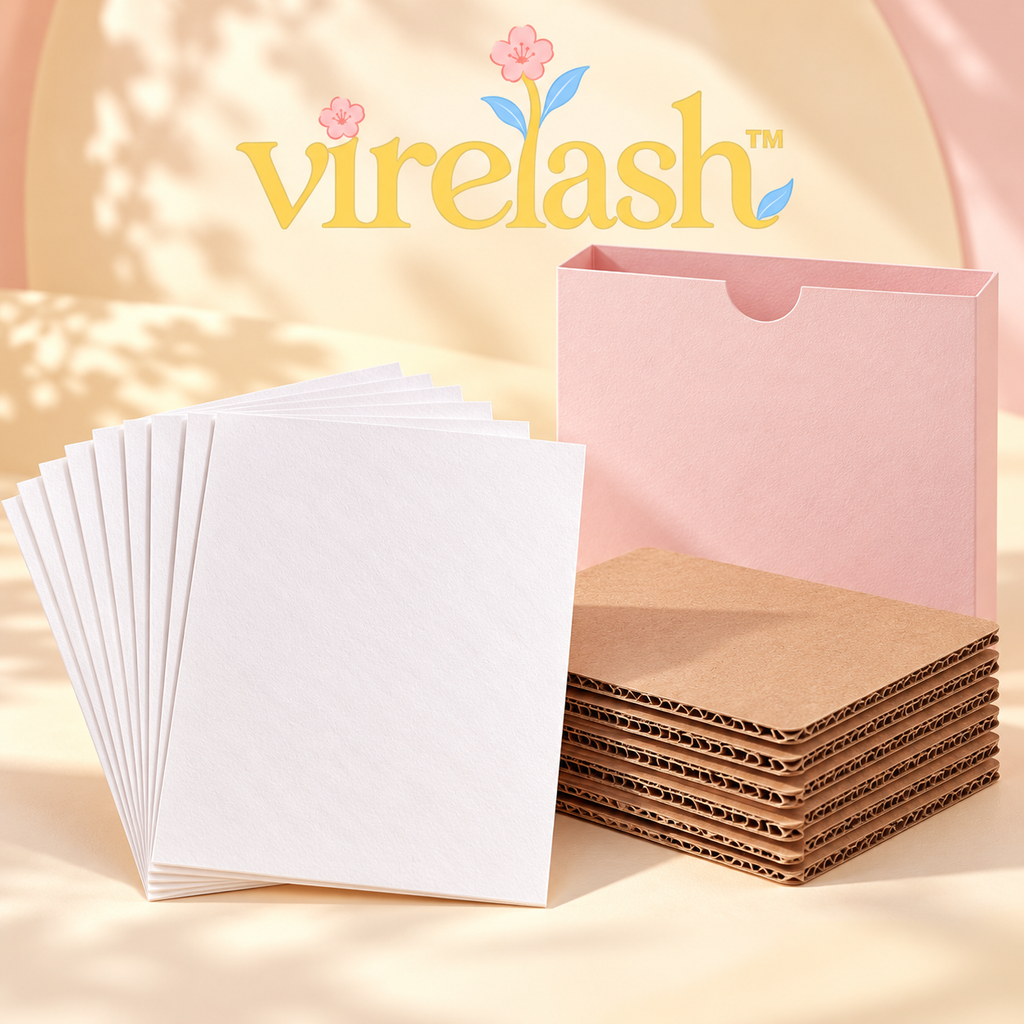 virelash™ PaperNest Flower Press Refill Pack — 30 Blotting Sheets & 6 Cardboard Separators, 5 × 7-Inch Botanical Pressing Supplies
